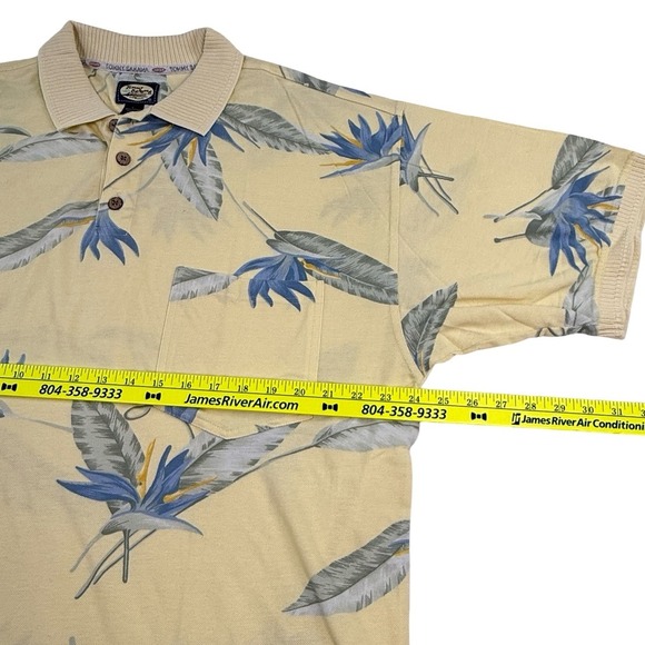 Tommy Bahama Hawiian Floral Print Hula Dancer Polo Shirt Men's Large - Lot‎ of 2 - Picture 15 of 16
